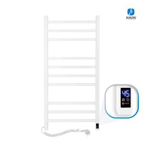 Электрический полотенцесушитель NAVIN LOFT 1000х500 L / SENSOR / таймер / белая (12-143153-5010)