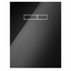 Панель TECE стеклянная верхняя TECElux чёрная клавиши sen-Touch (9650003)
