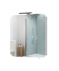 Зеркальный шкаф Сорренто ЗШ-60 для ванной комнаты со светильником (00-0008257)