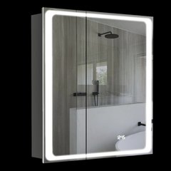 Зеркальный шкаф Aquarius Modena 70 с LED подсветкой (Графит) (70930204)