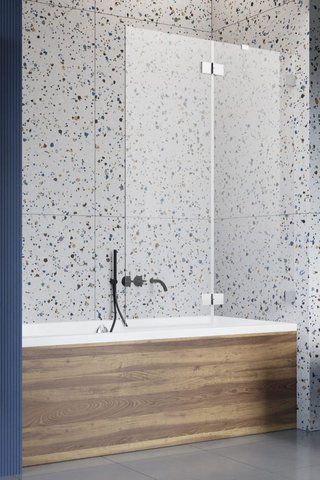 Шторка для ванны RADAWAY ESSENZA PRO PND II 100Lх1500 / профиль хром / стекло прозрачное (95010U0241)