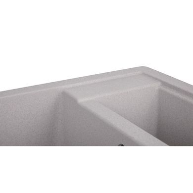 Кухонна мийка з додатковою чашею Lidz 615x500/200 GRA-09 (LIDZGRA09615500200)