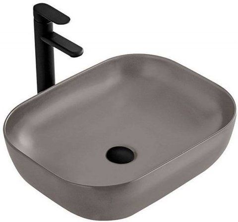 Раковина REA BELINDA GREY 32.5х45.5 / сіра (REA-U8492)