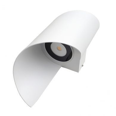 Підсвітка фасадна з вигином LED 6W WW IP54 WH (AL-617)