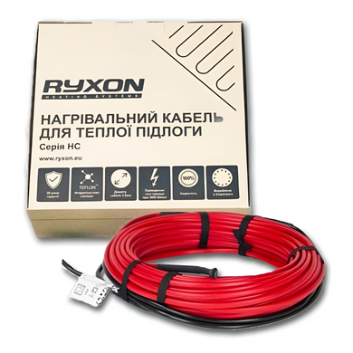 Нагревательный двухжильный кабель RYXON 20 HC - 25м / 2.5 - 3.1 м² / 500Вт (523-15537)