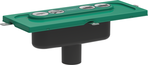 Скрытая часть для каналов HANSGROHE UBOX UNIVERSAL &Oslash;50 / вертикальная / 01002180 (1002180)