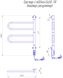 Електрична рушникосушарка MARIO ТРИСТАР-I TR 600х445/55 / таймер-регулятор (2.3.0505.11.P)
