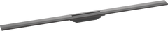Зовнішня частина зливу HANSGROHE RAINDRAIN FLEX / 1200мм / для душу / чорний / матовий / хром (56047340), 1200