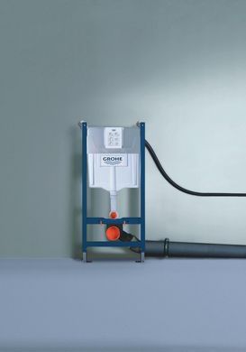 Комплект 4в1: Інсталяція для унітазу GROHE SOLIDO + підвісний унітаз A534UF RIMLESS / сидіння SLIM DUROPLAST SOFT-CLOSE QUICK RELEASE + клавіша змиву GROHE SURF (UA38971574A)