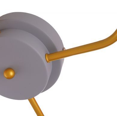 Люстра стельова в хол LED 30W WW+NW+CW GY (BR-01 640C/4)