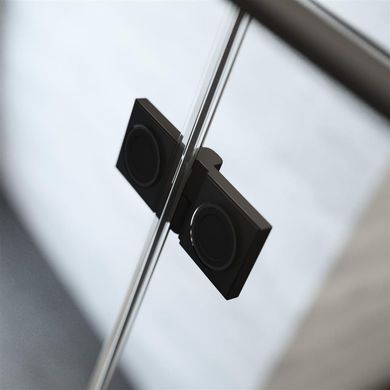 Душова кабіна Essenza Pro Black KDJ двері 1000Rx2000 чорний/прозоре (10097100-54-01R)
