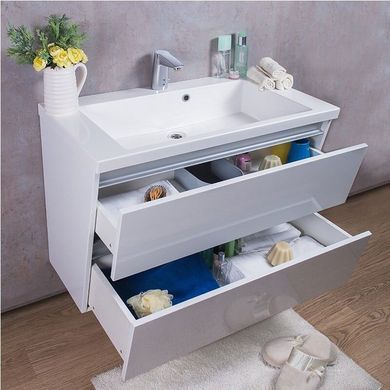 Тумба с умывальником FANCY MARBLE 850х500 мм CYPRUS 80 ШН-PEGGY 850C