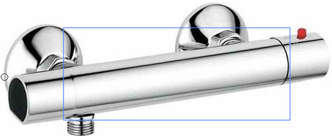 Корпус змішувача для душу EMMEVI 1/2" / хром (CR15002)