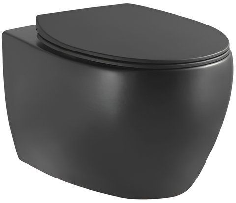 Підвісний унітаз DEVIT ACQUA / чорний + сидіння SOFT CLOSE (3020155B)