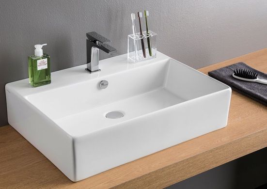 Раковина ARTCERAM QUADRO WHITE GLOSSY 48х65 (QUL003 01; 00)