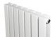 Вертикальний дизайнерський радіатор опалення ARTTIDESIGN Livorno II 7/1600 білий матовий
