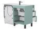 Тумба напольная MIRAGGIO TESSA / зеленая + раковина LAKE 1250 L (8815290)