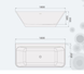 Ванна отдельностоящая Istone Sandra Bathtub 170х85 белый матовый WD6545F3