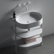 Донный клапан для раковины RAVAK FLAT / антрацит (X01921)