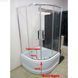 Душова кабіна VERONIS KV-3-80 80х80х195 / профіль хром / скло прозоре + піддон (VE-KV380)