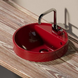 Раковина FLAMINIA TWIN SET ROSSO RUBENS 42.5х42.5 (ROSSO RUBENS (5055/42))