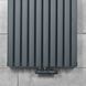 Радиатор NAVIN ELLIPSE DOUBLE ANTICOR 600х1800-10(50 мм) / антрацит (02-945133-6018)