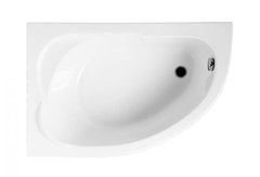 Ванна акриловая Polimat Standard 130x85 L 00350 белая, левая, 1300, 130x85, 90, 850, 535