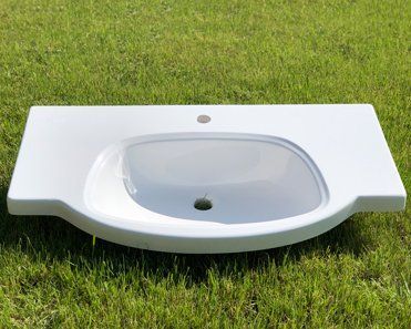 Раковина зі штучного каменю SNAIL АФІНА 50х90 / біла (107A100)