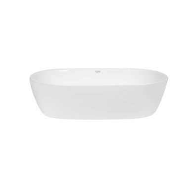 Раковина QTAP AQUARIUS 37х48 / донний клапан (QT21112185W)