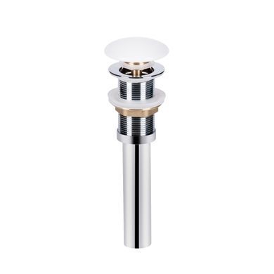 Раковина QTAP AQUARIUS 37х48 / донний клапан (QT21112185W)