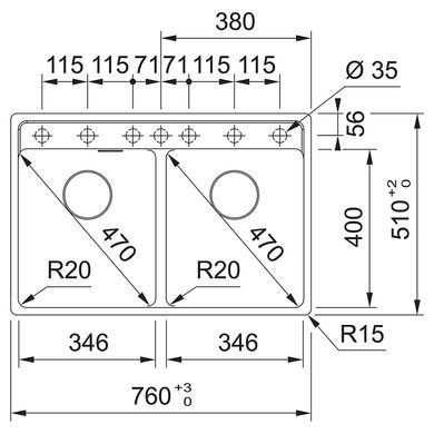 Кухонная мойка FRANKE MARIS MRG 620 TL / белая (114.0661.785)