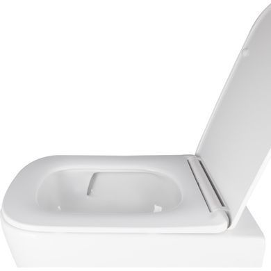 Комплект 4в1: Инсталляция для унитаза QTAP NEST ST + подвесной унитаз CROW ULTRA QUIET 490X360X290 + клавиша смыва CHROME (QT05335171W45129)