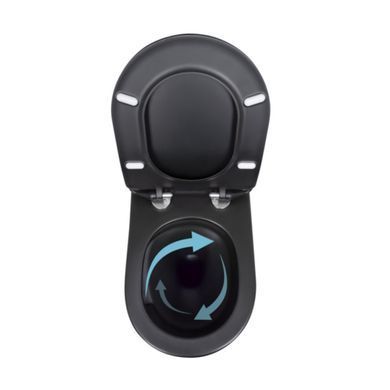 Подвесной унитаз QTAP TAURUS + сиденье SOFT CLOSE (QT2433084EUQMB)
