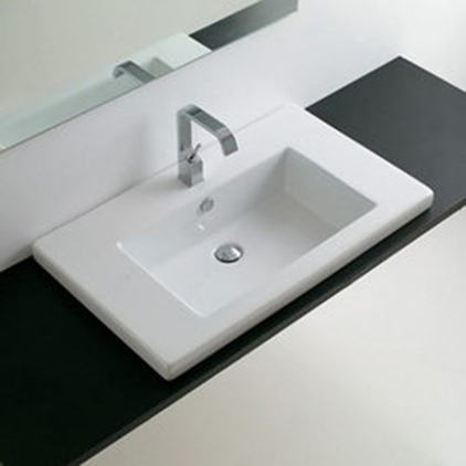 Раковина ARTCERAM GAP WHITE GLOSSY 51х86 (GPL003 01; 00)