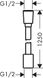 Душовий шланг HANSGROHE DESIGNFLEX / 125см / бронза (28220140)
