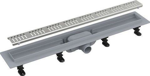 Трап для душа ALCAPLAST SIMPLE линейный 850 мм, нержавеющая сталь APZ10-850M