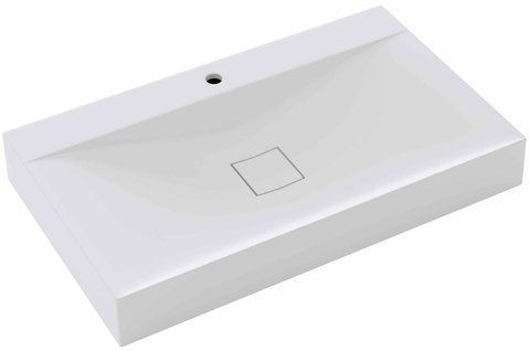 Раковина зі штучного каменю VBI FORINO 48х120 WHITE (VBI-019934)