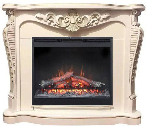 Камінокомплект IDAMEBEL DALLAS WHITE SYMPHONY DF2624 (IDADALLASWHDF2624L)