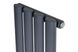 Вертикальный дизайнерский радиатор отопления ARTTIDESIGN Rimini 4/1800 серый матовый
