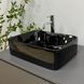 Раковина VBI FORLI 38х48 BLACK GLOSSY (VBI-011106)