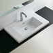 Раковина ARTCERAM GAP WHITE GLOSSY 51х86 (GPL003 01; 00)