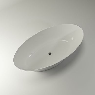 Ванна из искусственного камня отдельностоящая STUDIO STONE MERSEY 190х80 (MER190х80)