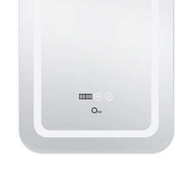 Дзеркало Qtap Mideya 500х800 (DC-F911) з LED-підсвічуванням та антизапотіванням QT2078F911W, 800х500