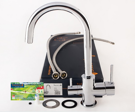 IMPRESE DAICY-U смеситель для кухни с подключением питьевой воды, хром (55009-U)