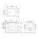 Подвесной унитаз VOLLE NEMO BLACK RIMLESS / черный + сиденье SLIM SLOW CLOSING (13-17-316 BLACK)