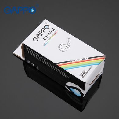 Крючок двойной для ванной GAPPO G1805-2, хром (1037860)