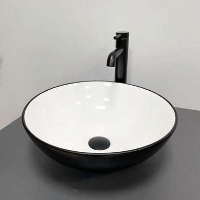 Раковина VBI AMALFI BLACK WHITE (VBI-013401)