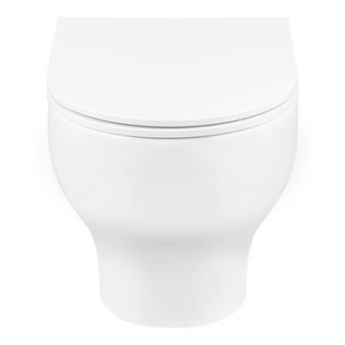 Подвесной унитаз QTAP ARIES / сидение SOFT CLOSE (QT0333063ERW)