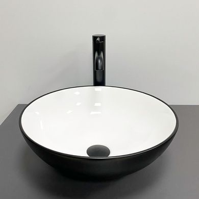 Раковина VBI AMALFI BLACK WHITE (VBI-013401)