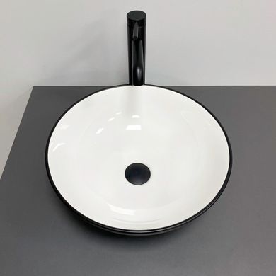 Раковина VBI AMALFI BLACK WHITE (VBI-013401)